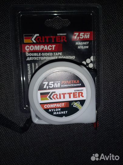 Измерительная рулетка Ritter Compact