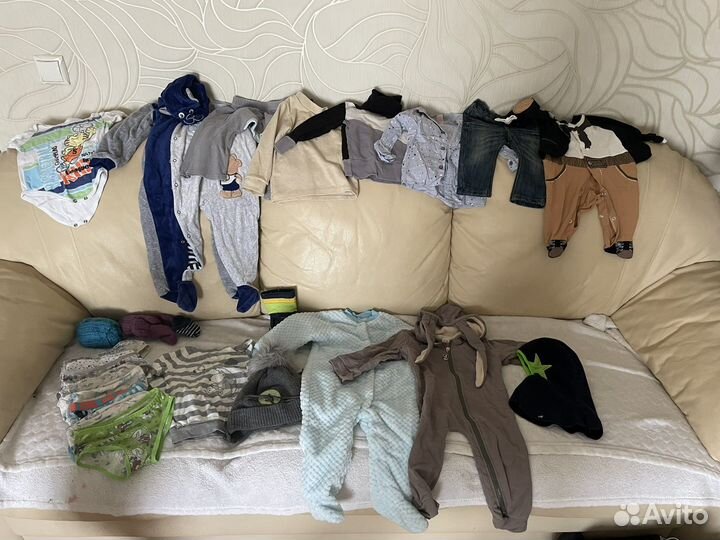 Детские вещи пакетом 6-9 мес