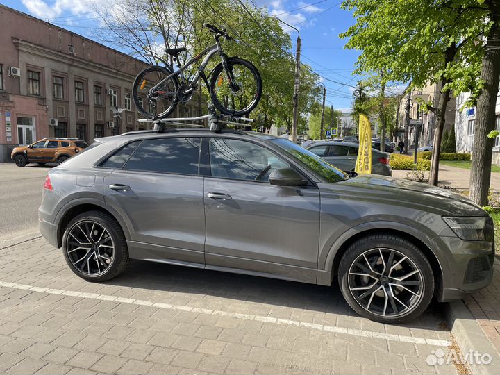 Велокрепление Атлант Roof Rider сербристое