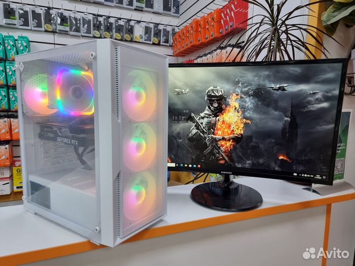 Игровой пк Ryzen 5/RTX3070/16 DDR4/NVMe