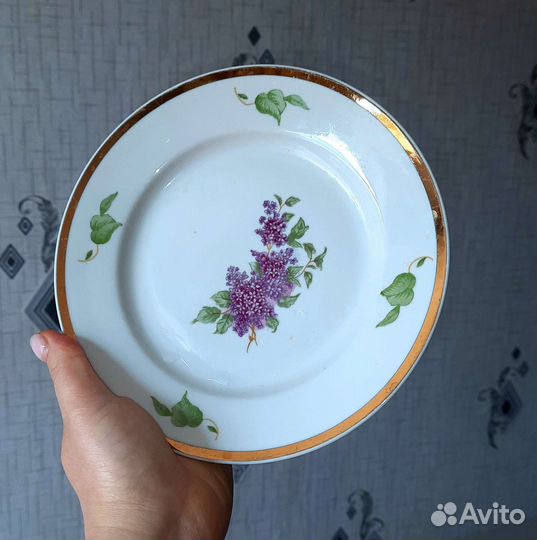Тарелки Сирень Дулево СССР