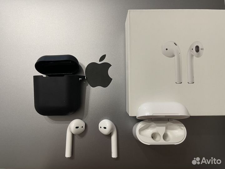 Наушники AirPods 2 + чехол в подарок