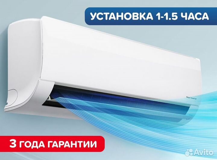 Сплит система с установкой