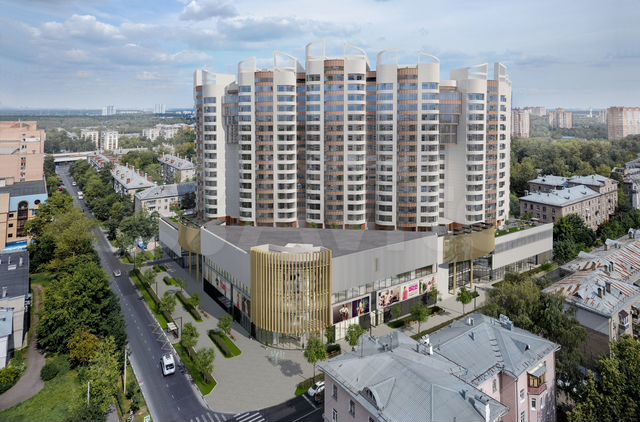 1-к. квартира, 51,6 м², 16/19 эт.