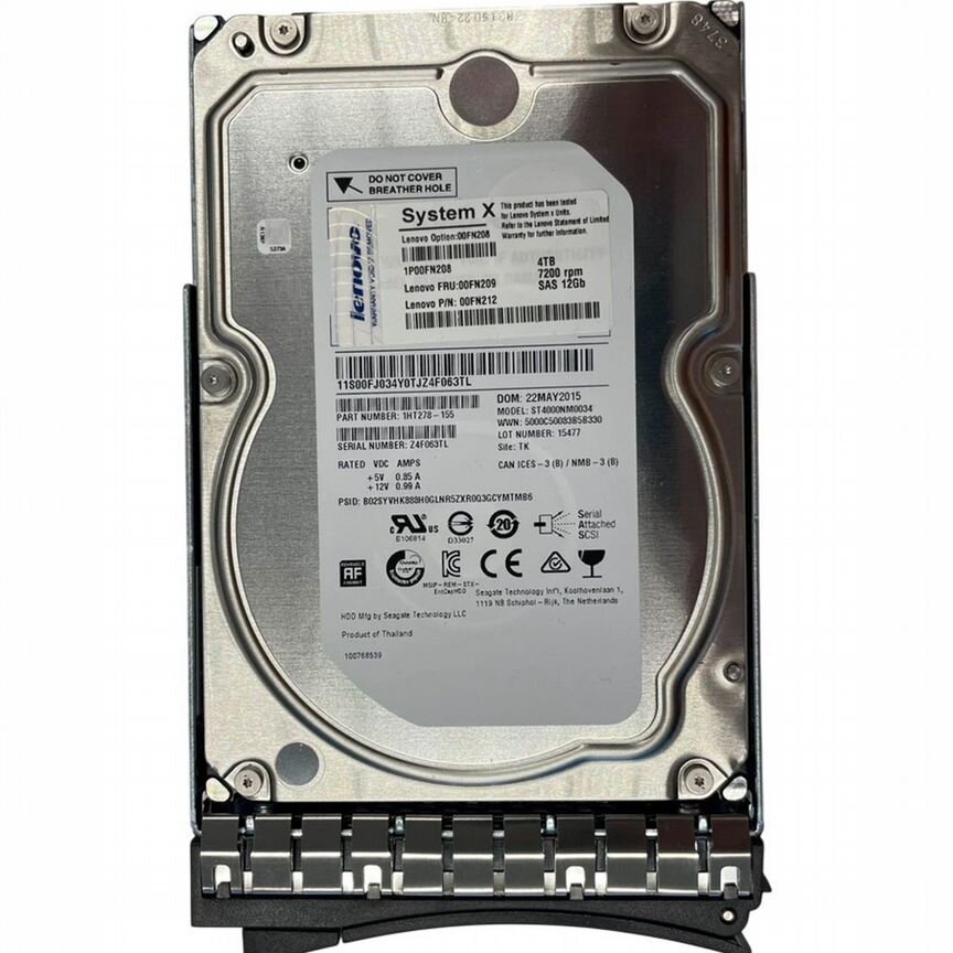 [00FN208] Жесткий Диск Ibm 4tb Sas 3,5" Hdd 00fn208