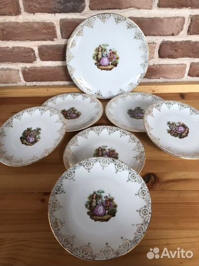 Редкие наборы блюдо с тарелочками Германия