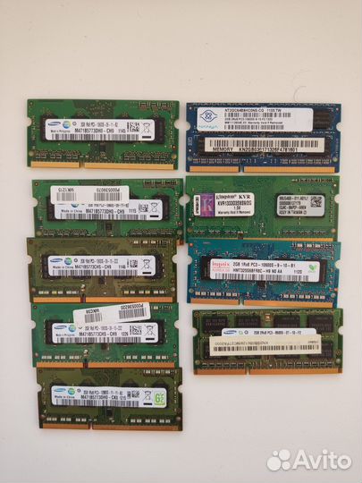 Оперативная память 2 GB DDR3 для ноутбука