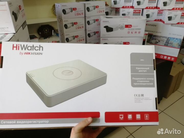 DS-N208P(C) 8-кан PoE ip-видеорегистратор HiWatch