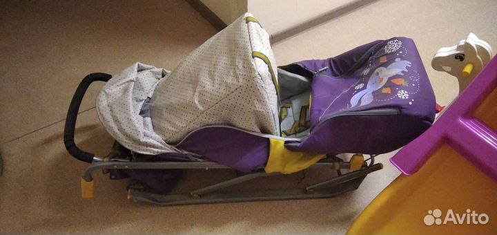 Детские санки коляска бу