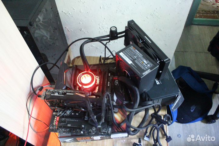 Комлект Ryzen 7 5800x Aorus B550 V2 Водянное охл