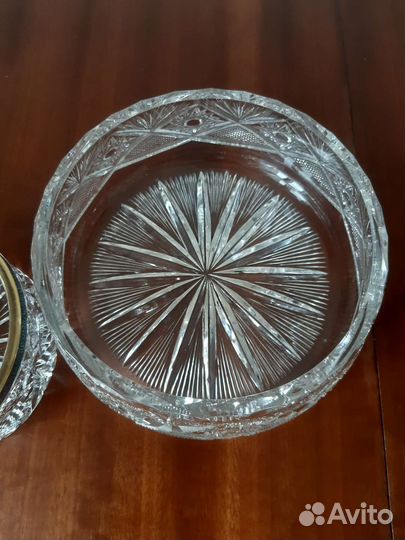 Хрустальная конфетница,салатницы СССР