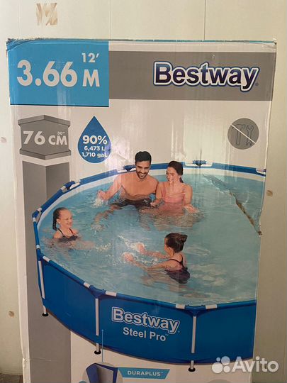 Продается каркасный бассейн Bestway 3,66x76