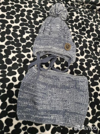 Комплект шапка и шарф