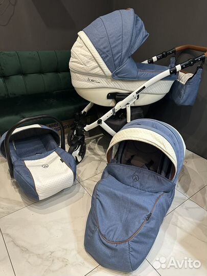 Коляска 3 в 1 Coletto Florino Carbon