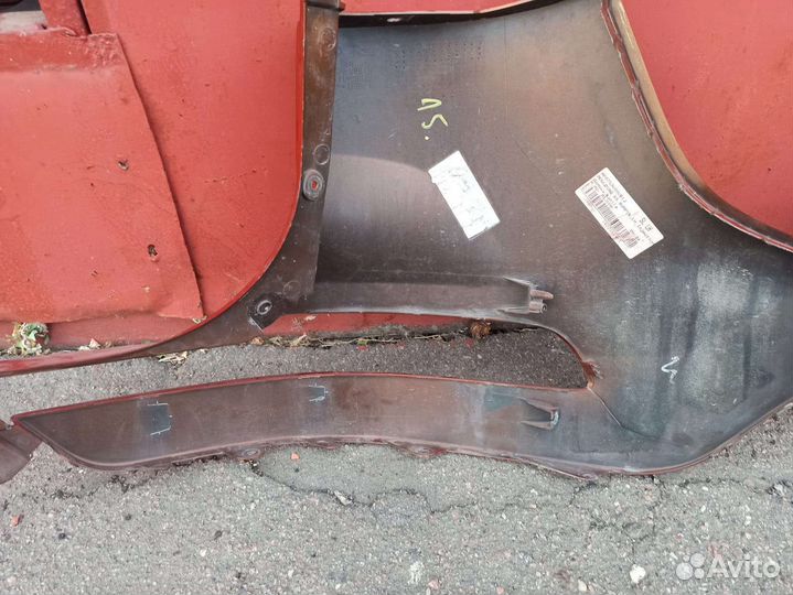 Клык заднего бампера, задний бампер кия спортейдж3