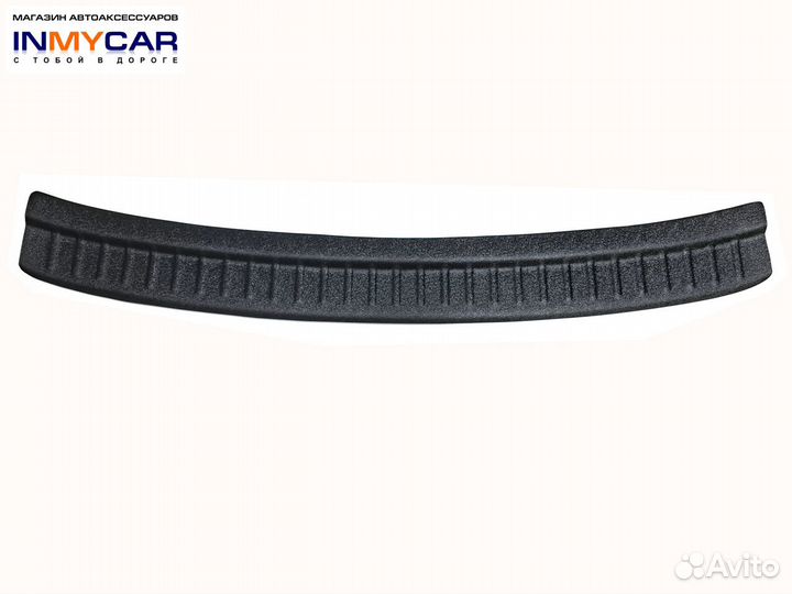 Накладка на бампер Hyundai Solaris 1 седан (14-16)