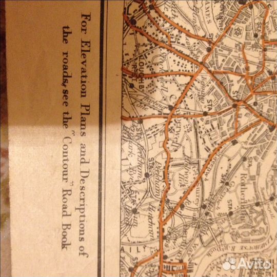 Карта Лондона раритет