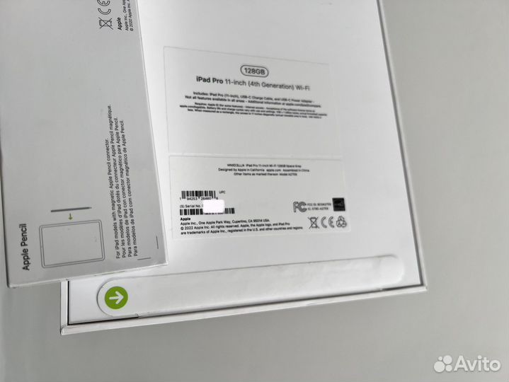 Новый. iPad 11 Pro M2 2022г 128Gb+Pencil 2
