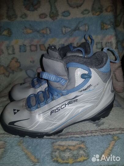 Лыжные ботинки fisher eu39 NNN. Росс размер 37-38