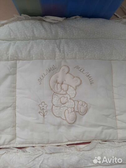 Бортики и балдахин на детскую кроватку