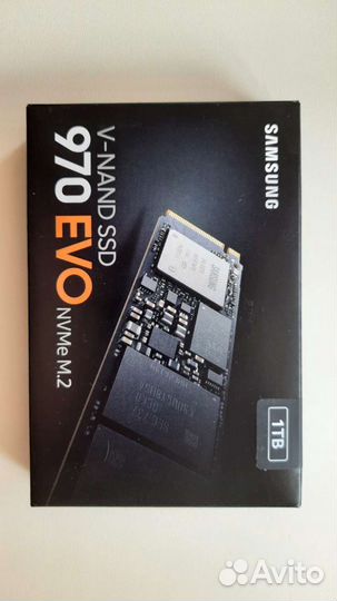 Новый SSD диск Samsung 970 1 тб Evo MZ-v7e1t0bw