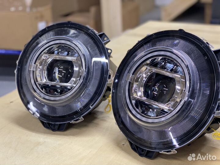 Led оптика на Гелентваген w-463 Blak