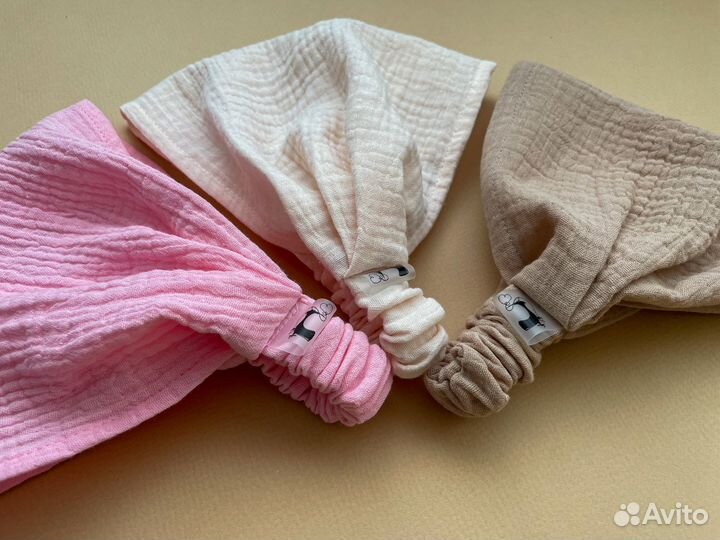 Косынка для малышки из муслина