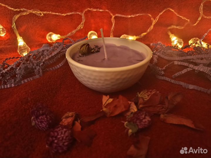 Ароматическая свеча ручной работы