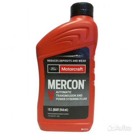 Масло трансмиссионное mercon v 0,946л