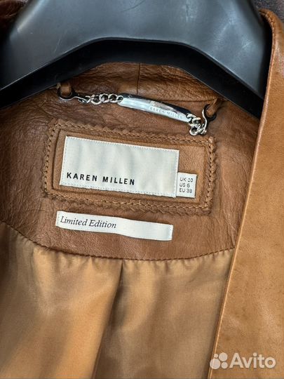 Плащ кожаный Karen Millen