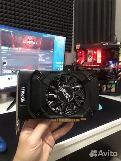 Видеокарта gtx 1050 ti stormx 4gb