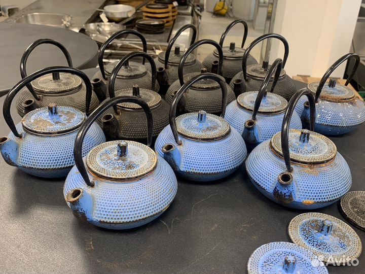 Чайник заварочный железный, чугунный