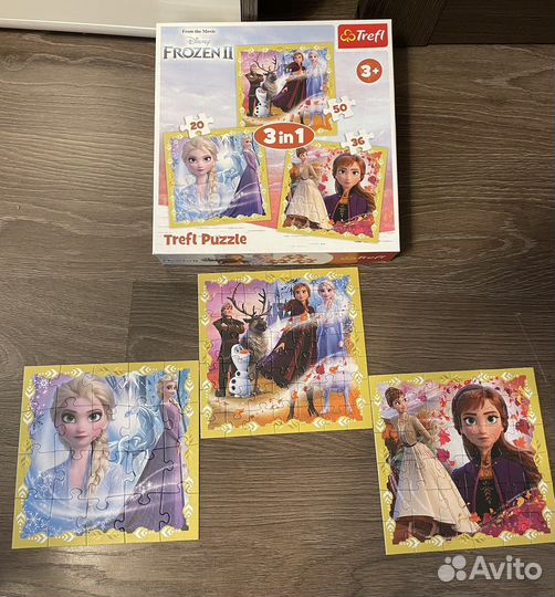 Пазл 3в1 Холодное сердце