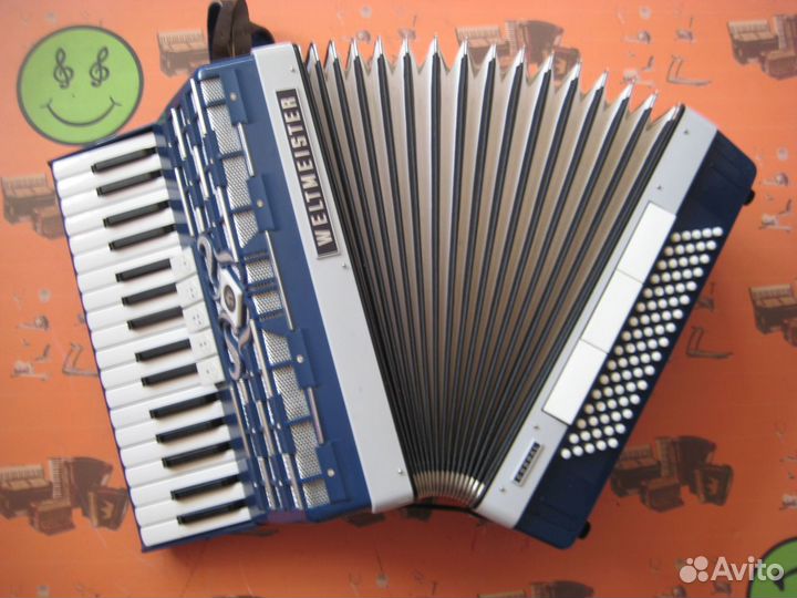 Аккордеон weltmeister cordal 3/4 в кейсе