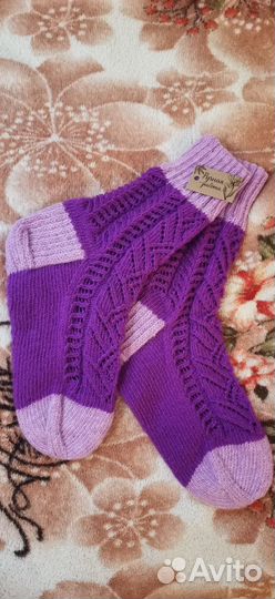 Носки вязаные ручной работы женские