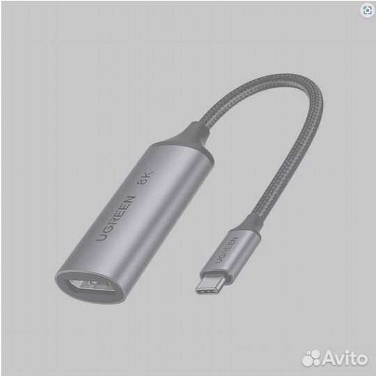 Кабель Ugreen USB-C на display port 8k USB-C to DP