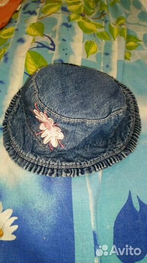 Шляпка джинсовая