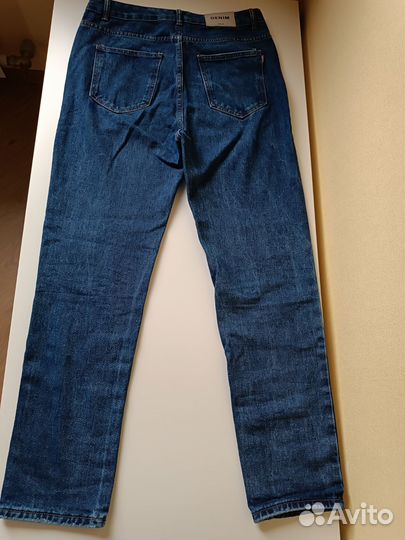 Джинсы Denim синие в отличном состоянии 48