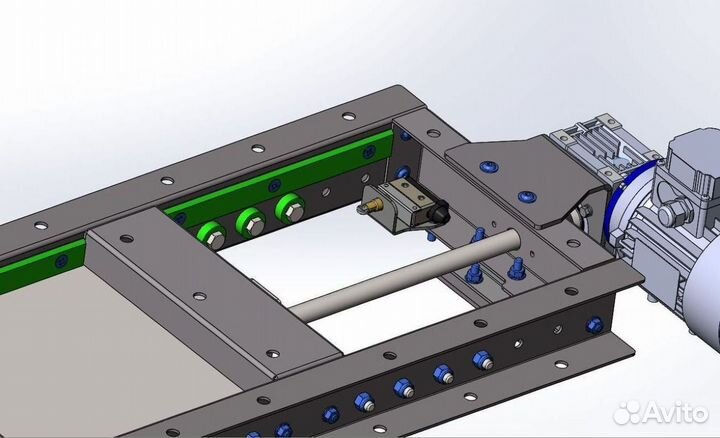 Ножевая задвижка с электрическим приводом