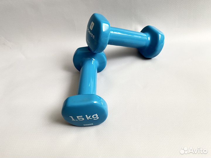 Гантели 1.5 кг Domyos 2 шт