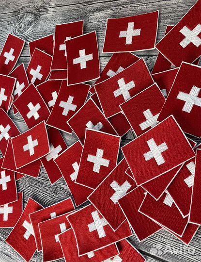 Нашивки шевроны Швецарии