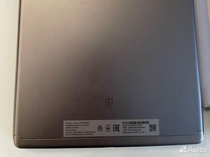 Планшет lenovo tb-x606x