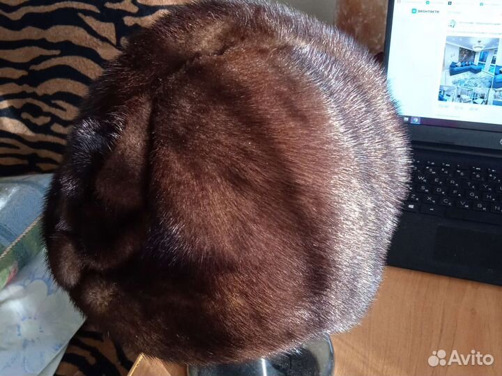 Шапка норковая новая