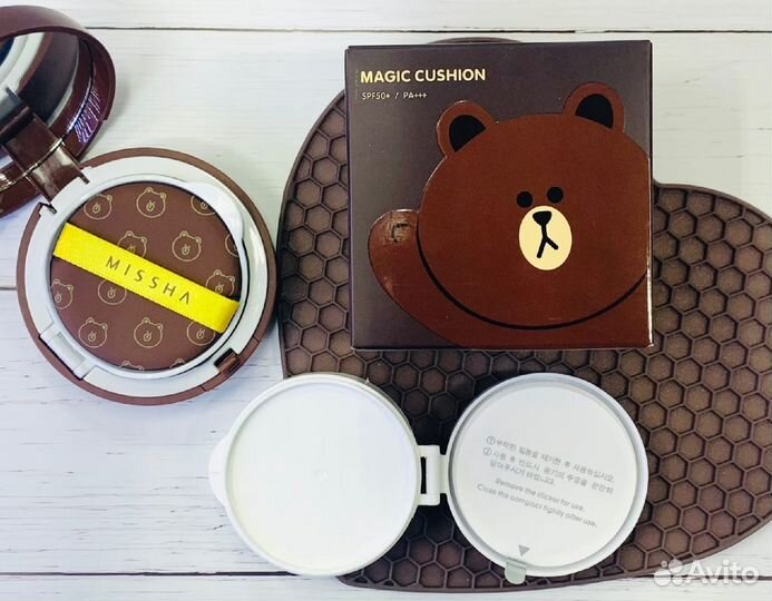 Кушон Медведь missha Magic Cushion SPF50+/PA+++