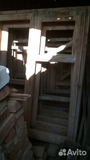 Окна деревянные большие