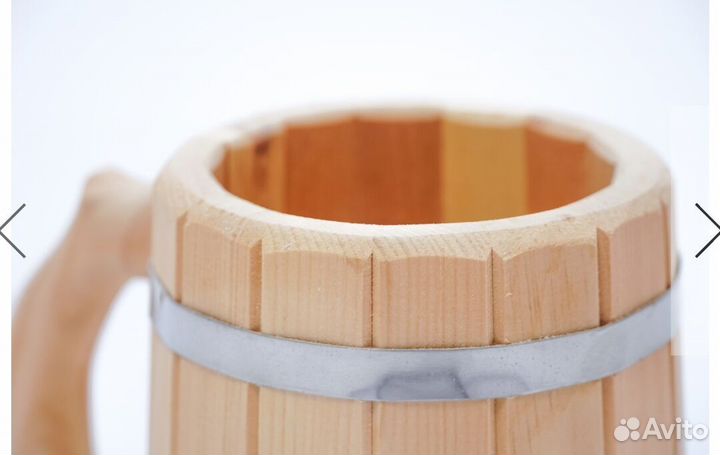 Кружка пивная из кедра