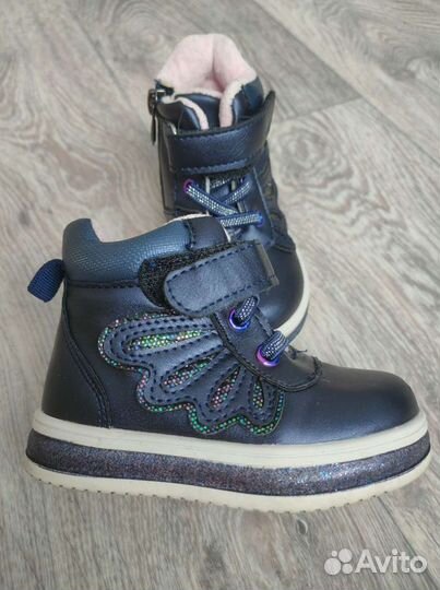 Ботинки демисезонные для девочки 22 р-р Neo Feet