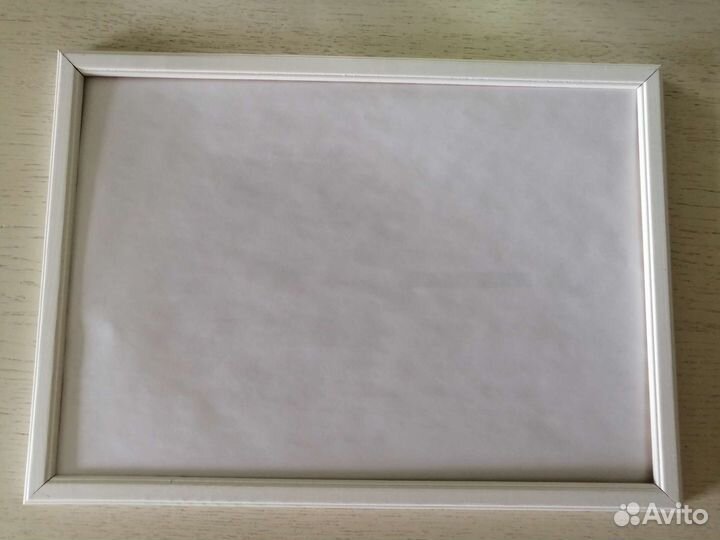 Стекло для рамки 30*40, рамка белая А4