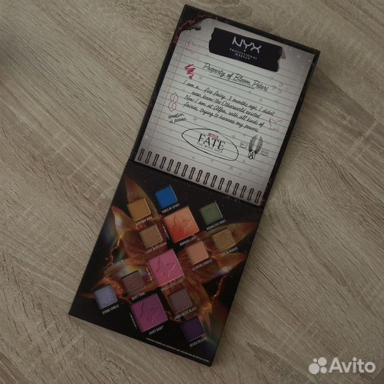 Nyx палетка теней saga winx