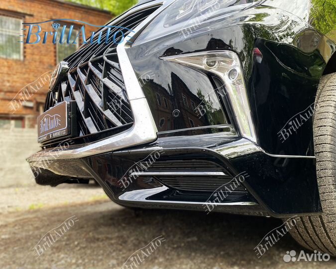 Рестайлинг Lexus LX 07-15 обвес, бампер и решетка